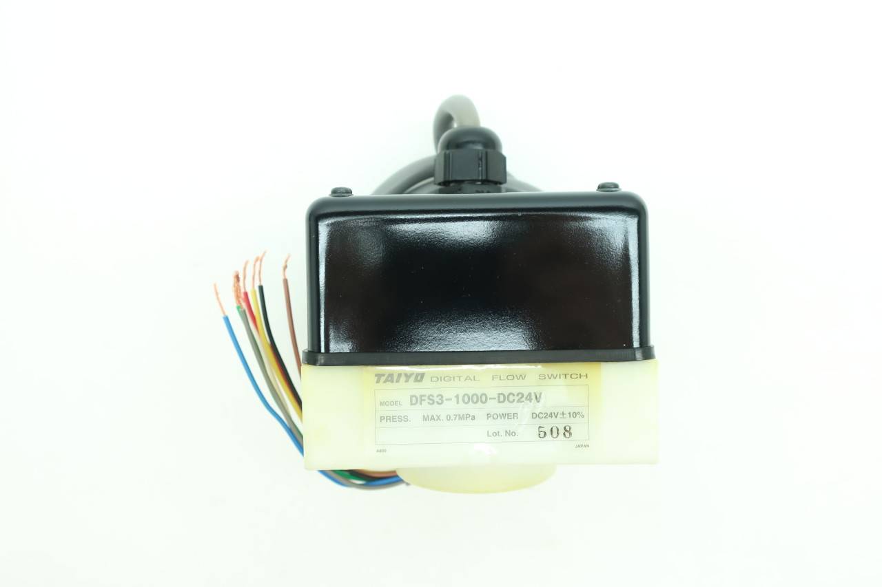 Taiyo DFS3-1000-DC24V Digital Flow Switch 24v-dc