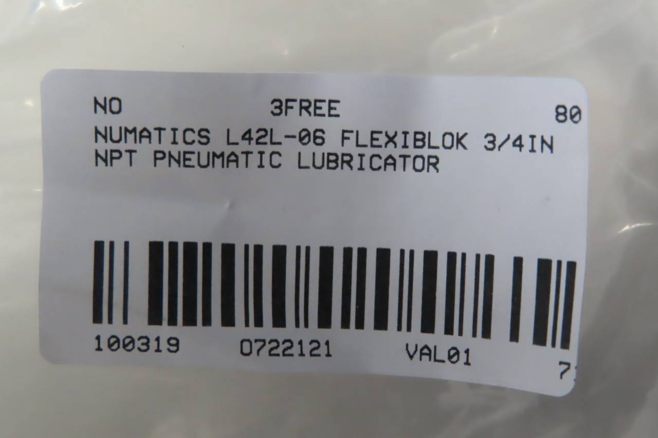NUMATICS L42L-06 FLEXIBLOK 3/4IN NPT Pneumatic Lubricator 
