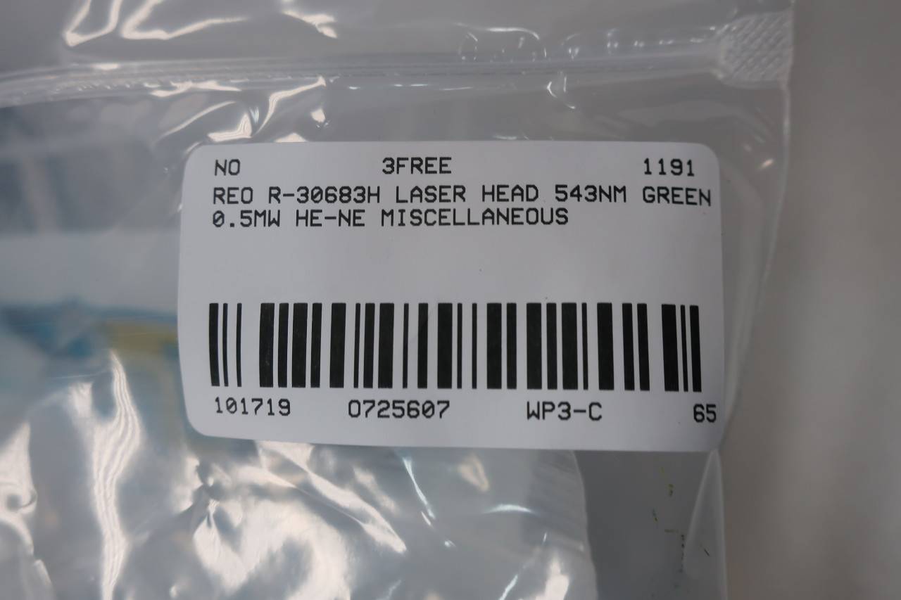 Reo R 306h Laser Head 543nm Green 0 5mw He Ne