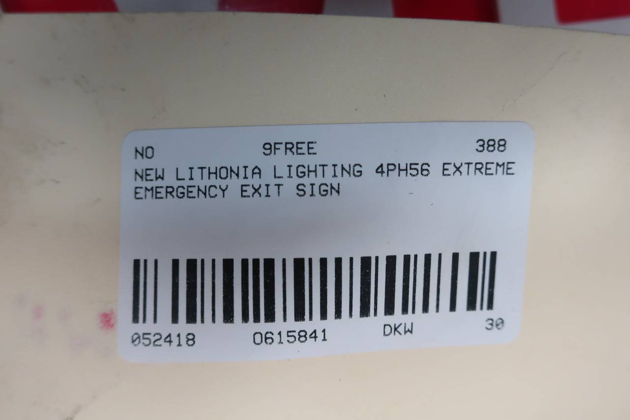 Lithonia Lighting LV S W 1 R 120/277 EL N 2W LED Exit Sign, White