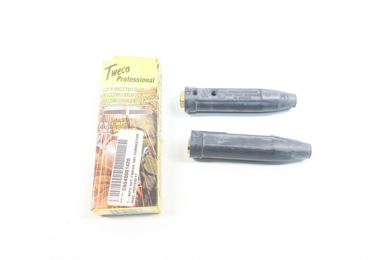 Tweco 1MPC Male/female Connector Set