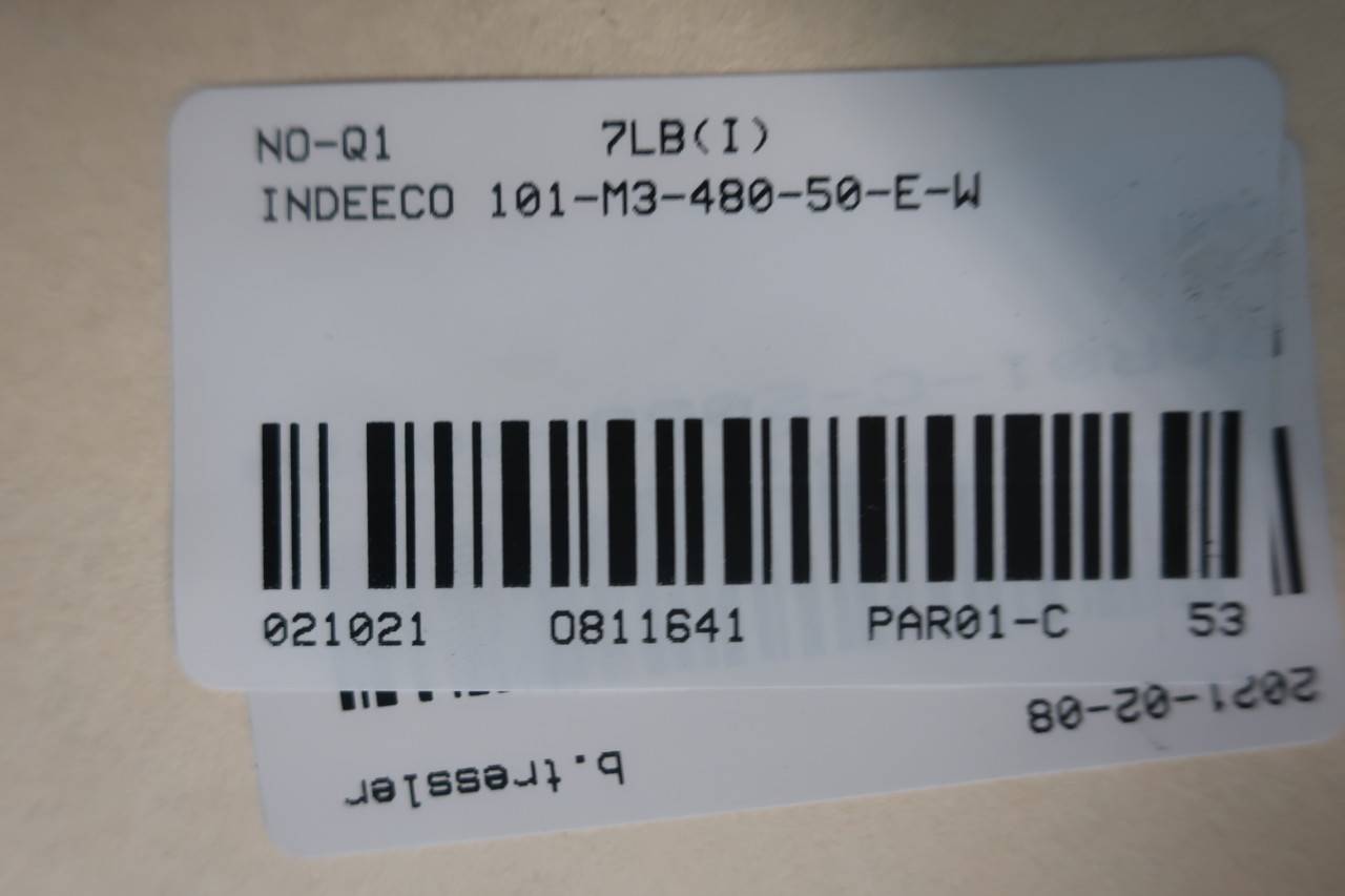 Indeeco 101 M3 480 50 E W Controller 480v Ac 3ph 50a Indeeco 101 M3 480 50 E W Controller 480v Ac 3ph 50a