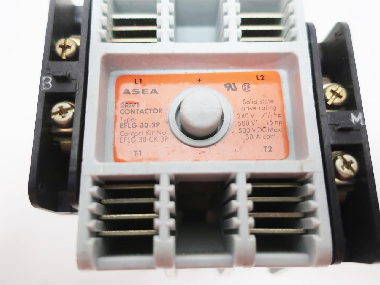 Business, Office & Industrial Supplies 500V ASEA * LOT OF 2 * ASEA EFLG 30  RP EFLG30RP 30A Drive Contactor 