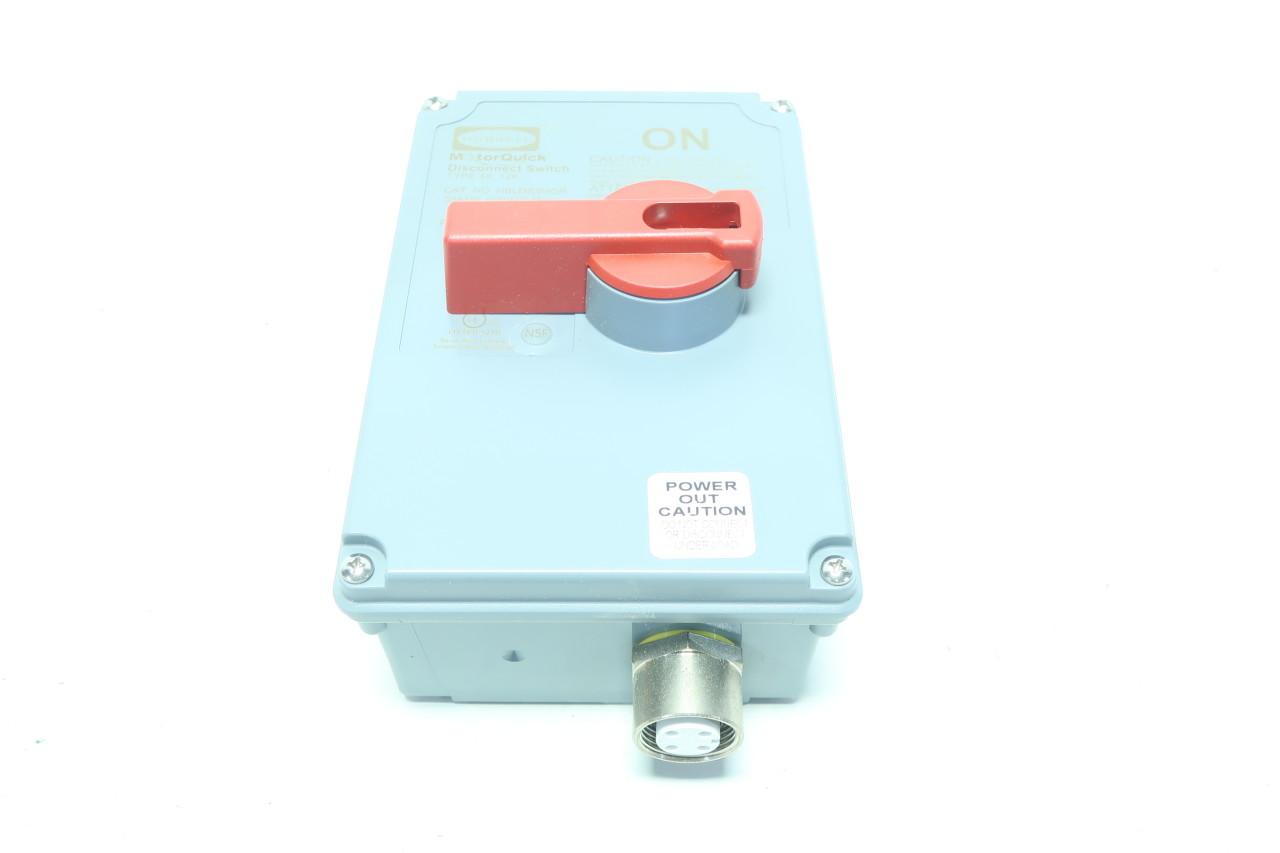 Hubbell HBLDS3MQR MotorQuick Quick Disconnect Switches — General Accessories