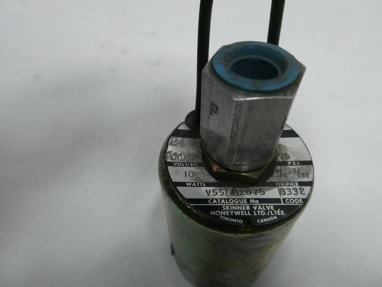 SKINNER VALVE V55LA2075 24V-DC 1/4IN NPT SOLENOID VALVE