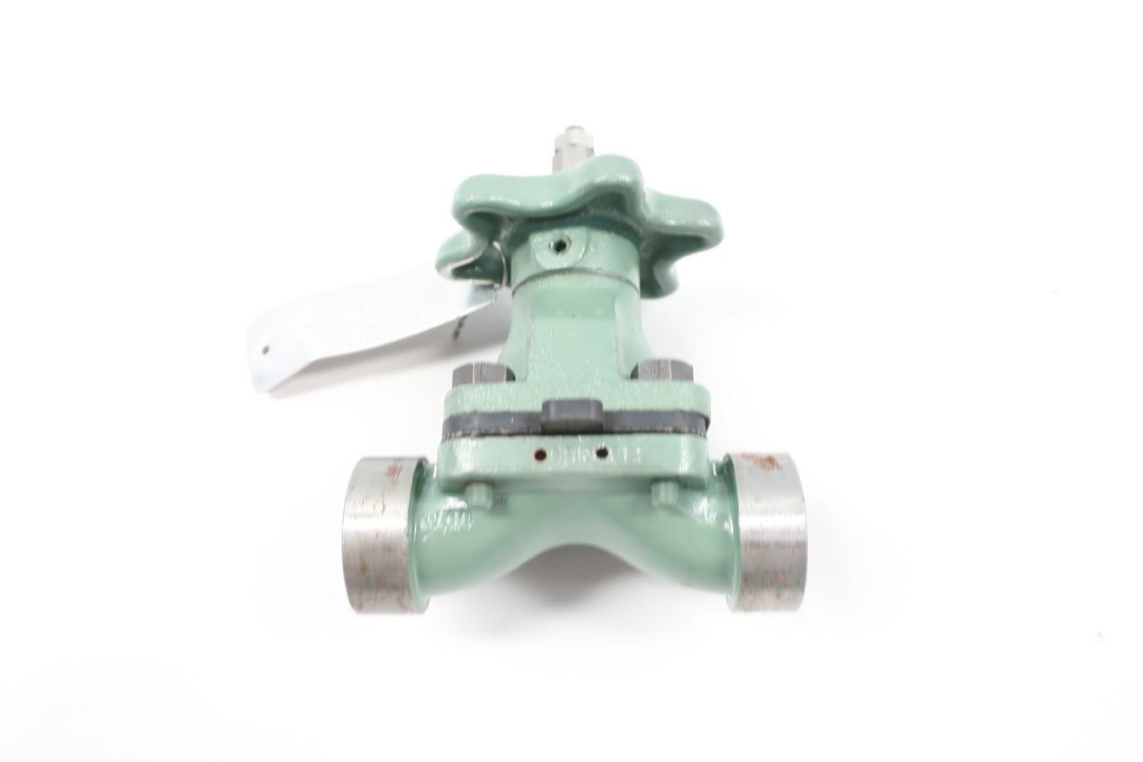 ITT MANUAL SOCKET WELD DIAPHRAGM VALVE 3/4IN
