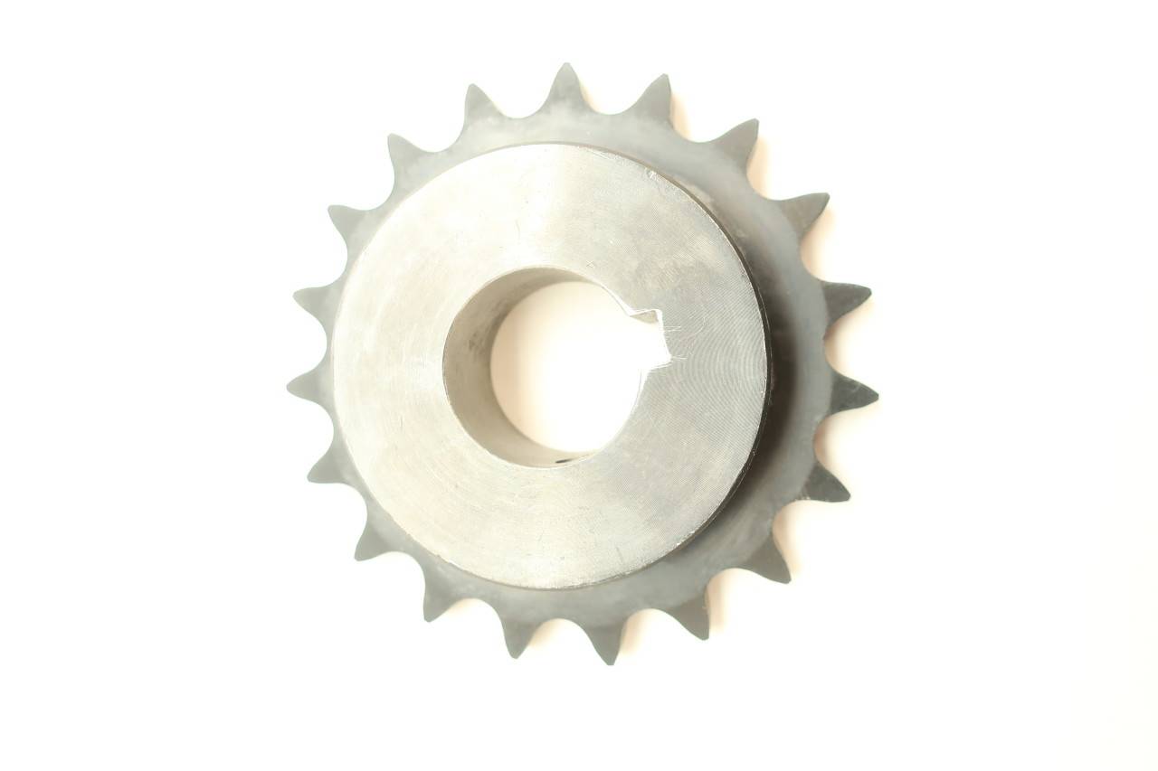 Tsubaki H60B19F1 7/16 Single Roller Chain Sprocket 17/16in 19t 3/4in
