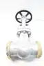 WILLIAMS 15F2 MANUAL STEEL BUTT WELD WEDGE GATE VALVE 4IN 150 thumbnail 1