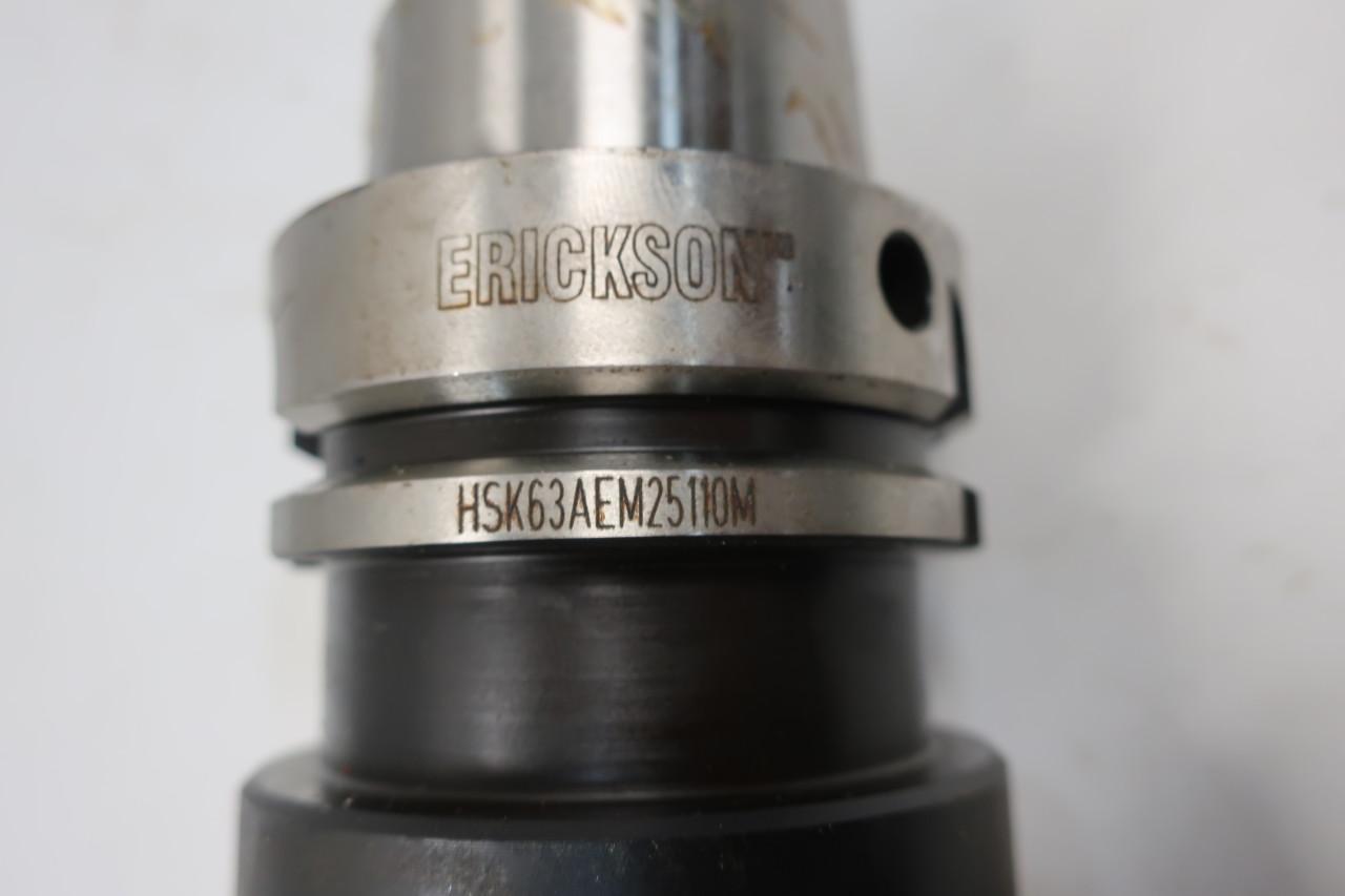 Details about   Erickson HSK63AEM25110M Tool Holder 