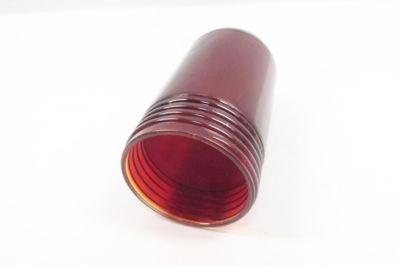Vintage Crouse Hinds Vaportight VN75 Red Glass Globe N6225 