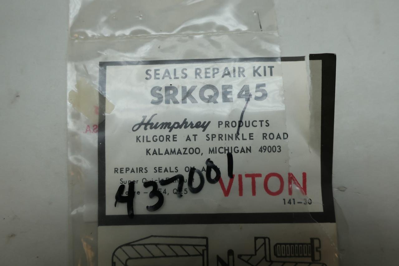 Humphrey Valve Seal Repair Kit SRKQE45   Factory Sealed 