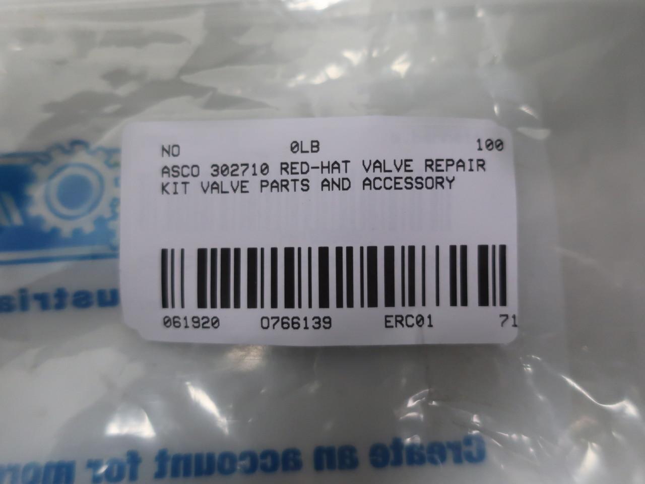 Details about   NIB Asco Red Hat 302717-M0 Solenoid Valve Parts Kit 