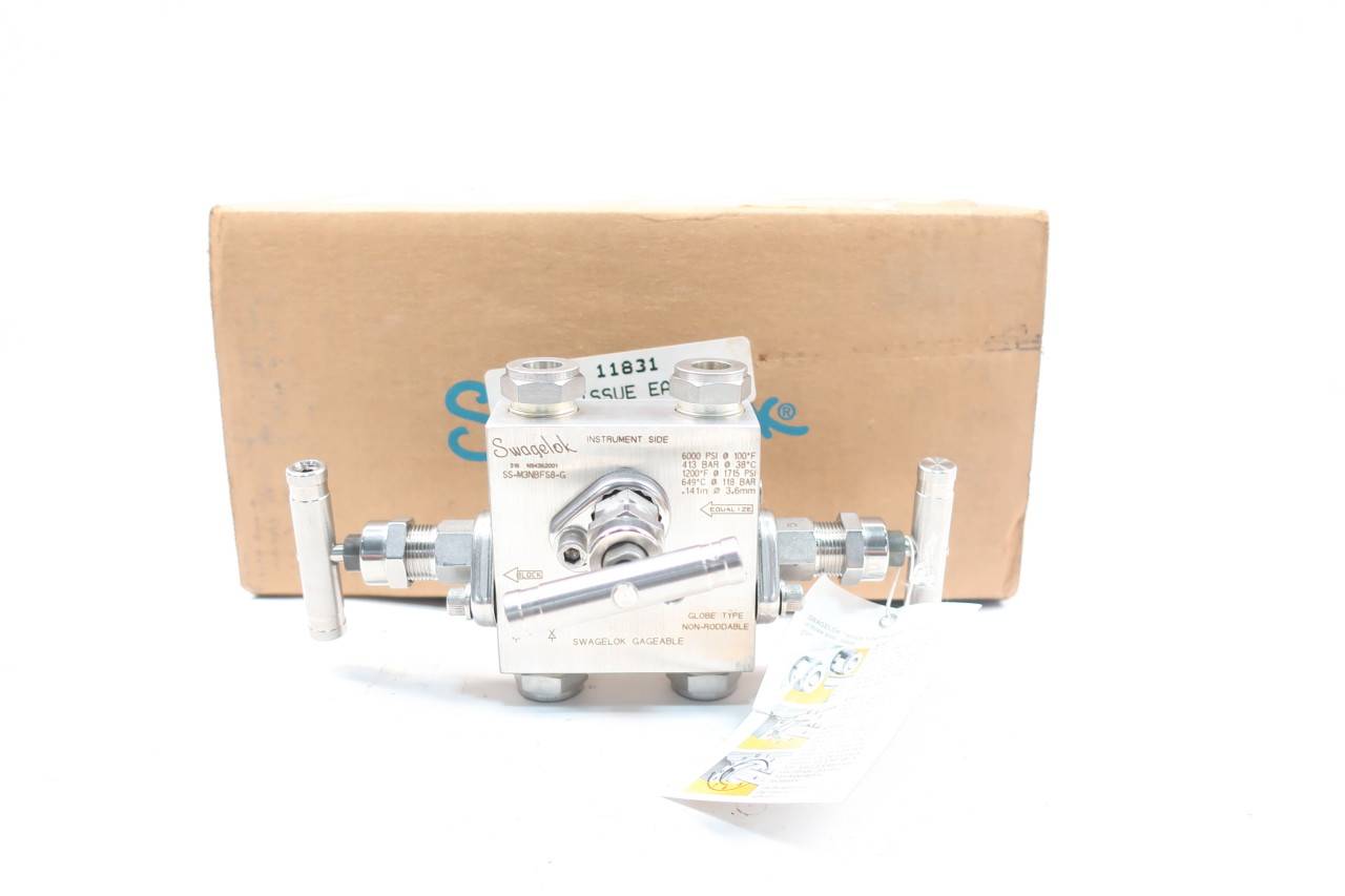 Swagelok SSM3NBFS8G Instrument Pressure Manifold