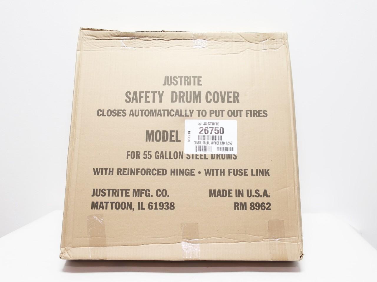 26750 Justrite 55 Gallon Safety Drum Cover 