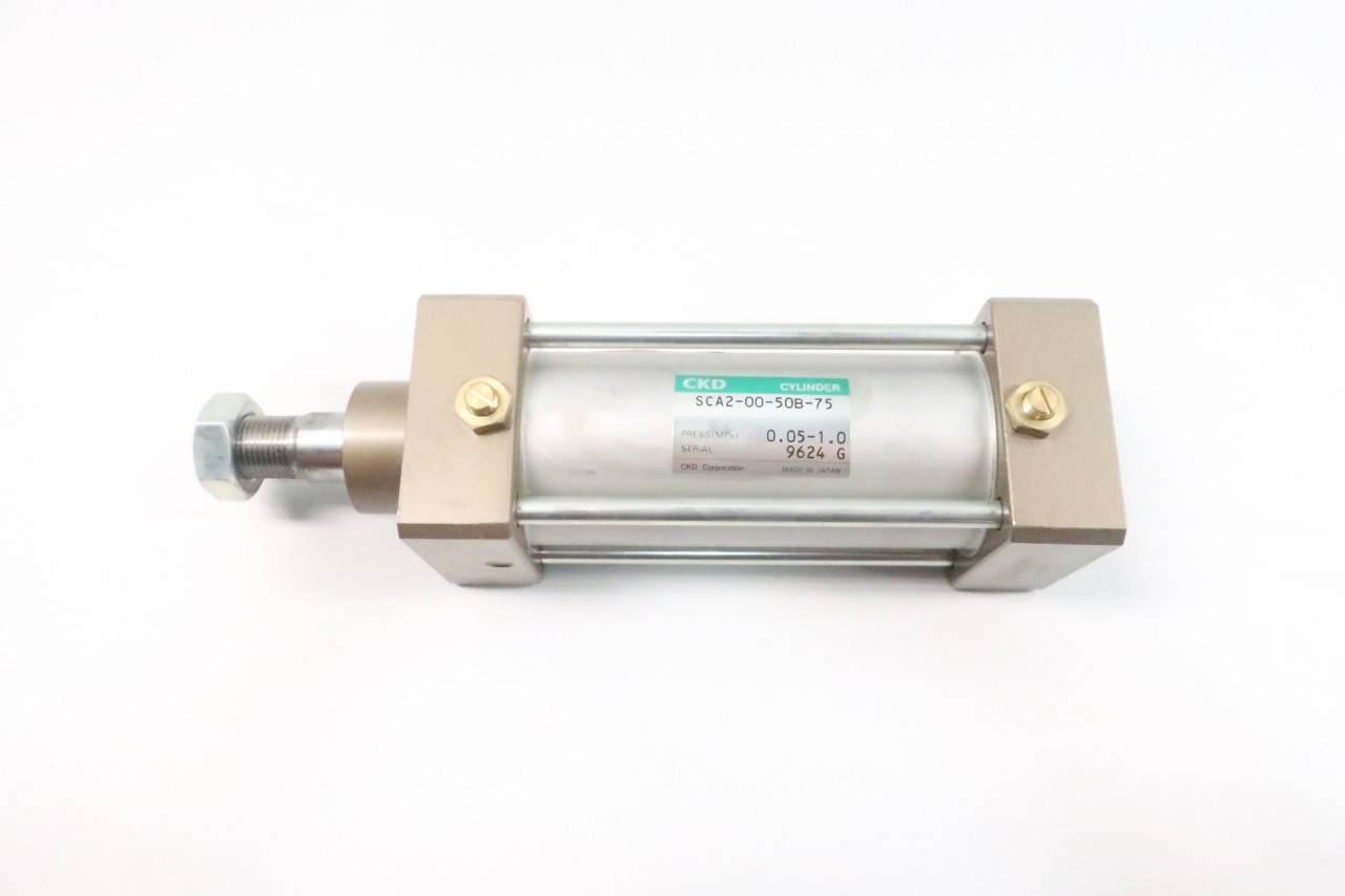 Ckd SCA20050B75 Double Acting Pneumatic Cylinder 50mm 75mm 1mpa