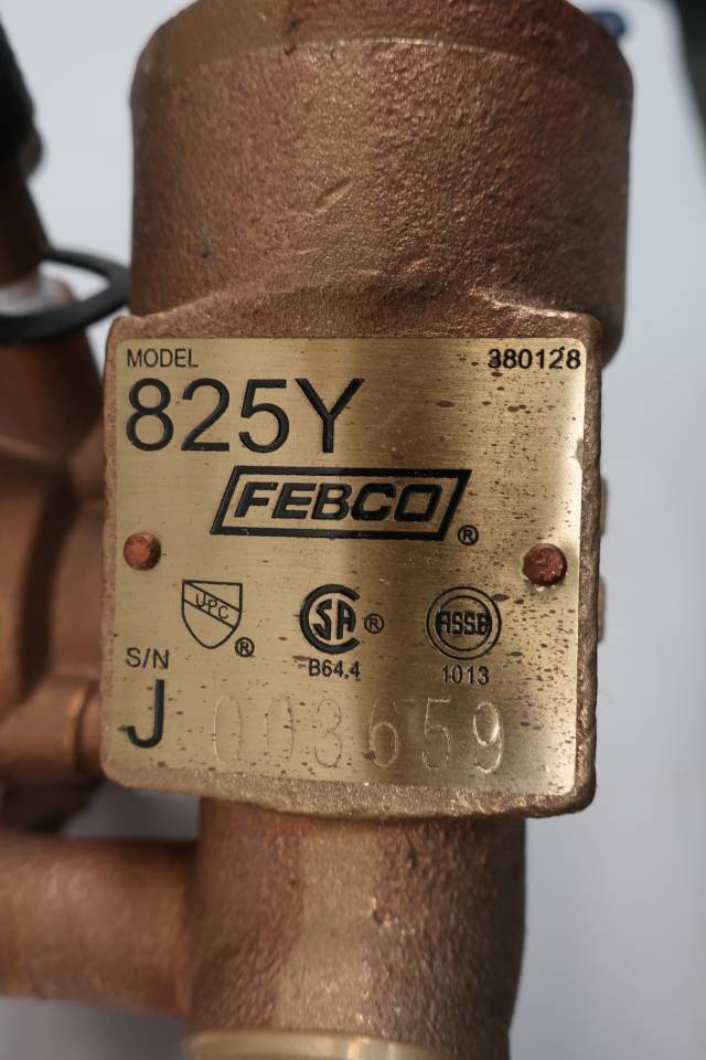 FEBCO 825Y REDUCED PRESSURE ZONE BACKFLOW PREVENTER 1IN NPT