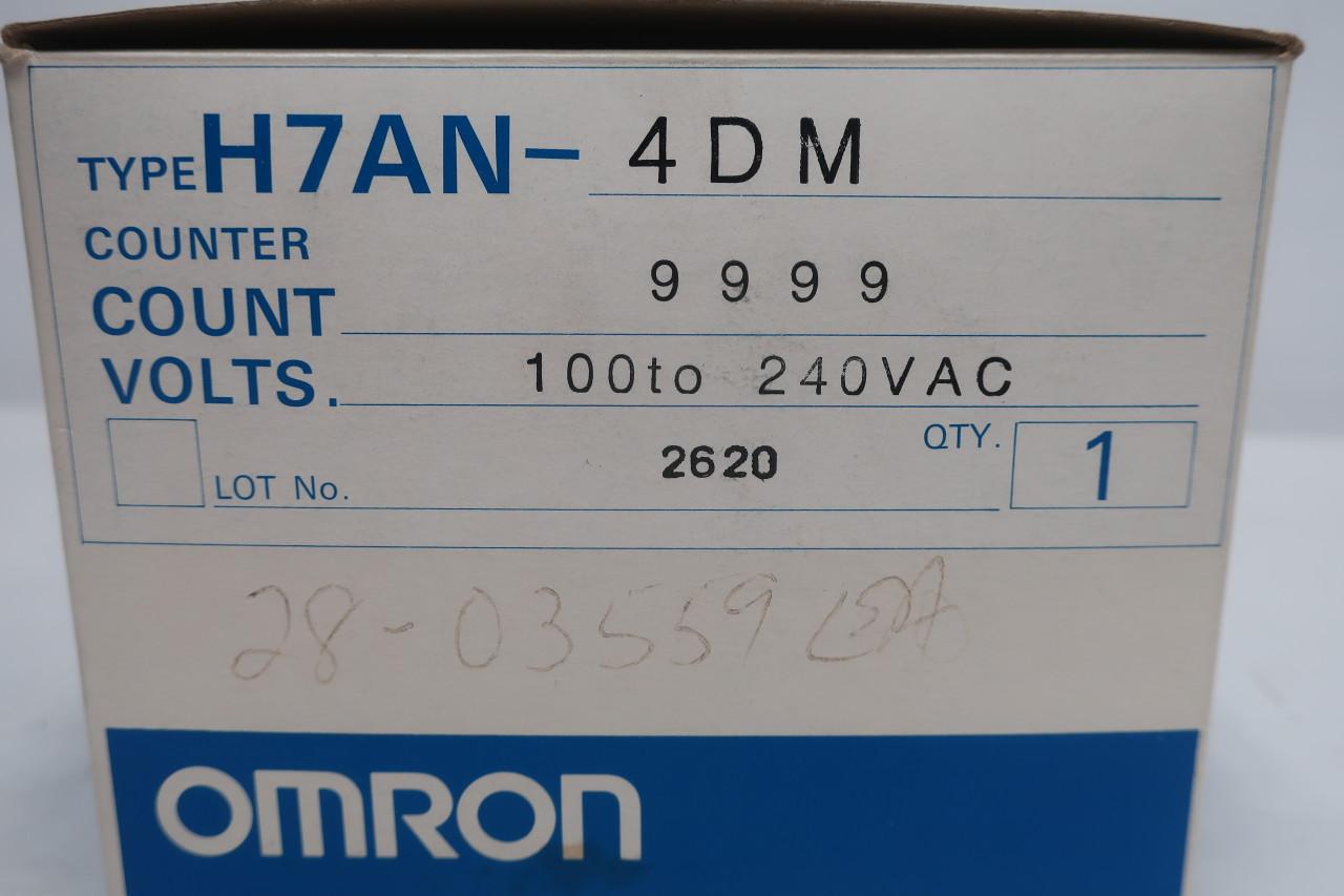 Omron H7AN-4DM Counter 100-240v-ac