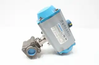 JAMESBURY 4C2236XTB1 VPVL250 SR4/5 BC PNEUMATIC STEEL SOCKET WELD BALL VALVE 1IN