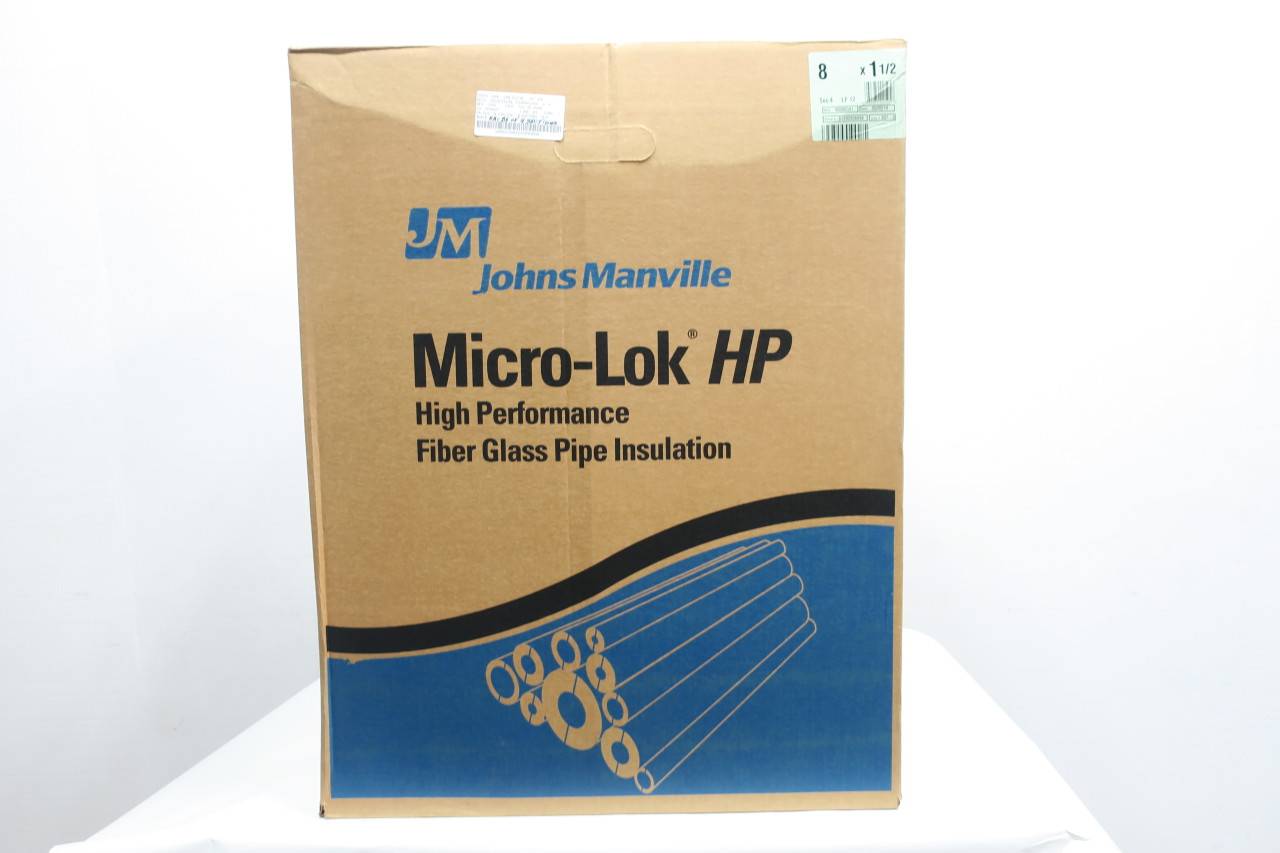 Micro-Lok 1-5/8 x 1 in. x 3 ft. Fiberglass Pipe Insulation