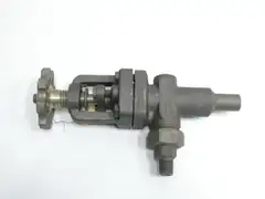 JERGUSON 74 MANUAL STEEL THREADED GAGE VALVE 1/2IN X 1/4IN NPT