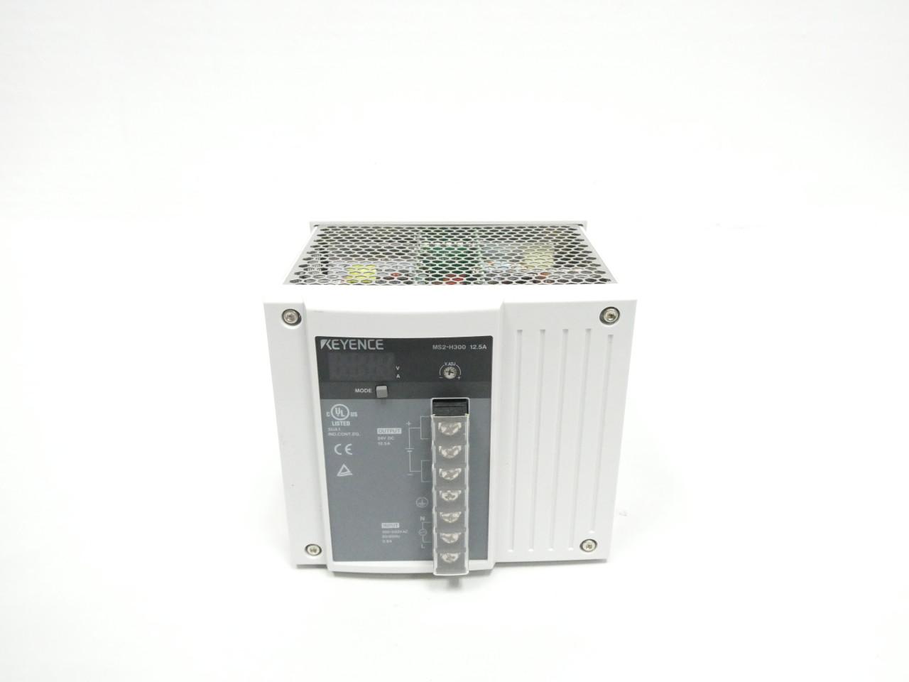 KEYENCE MS2-H300 POWER SUPPLY 100-240V-AC 12.5A AMP 24V-DC