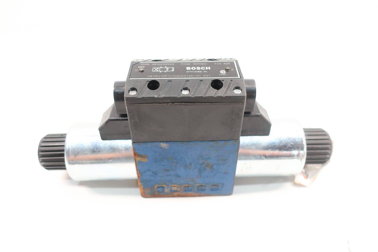 Bosch 081WV10P1V1020KA125/00 E51 Hydraulic Directional Control Valve