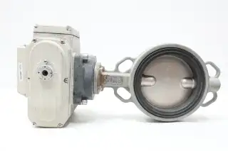 VALWORX 5644 PNEUMATIC IRON WAFER BUTTERFLY VALVE 6IN 150