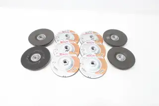 BOX OF 10 SAIT 22130 CUTTING/LIGHT GRINDING WHEEL 4-1/2IN X 1/8IN X 5/8IN