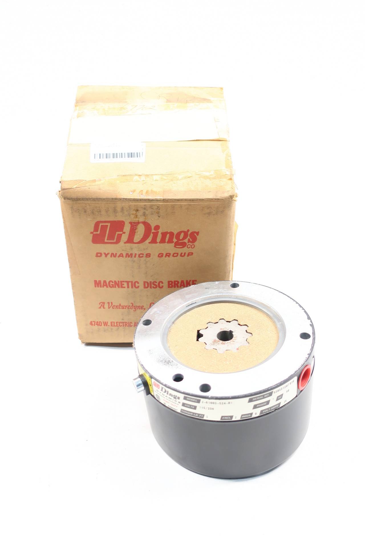 Dings 261003524R1 Disc Brake 5/8in 3lbft 115/230vac