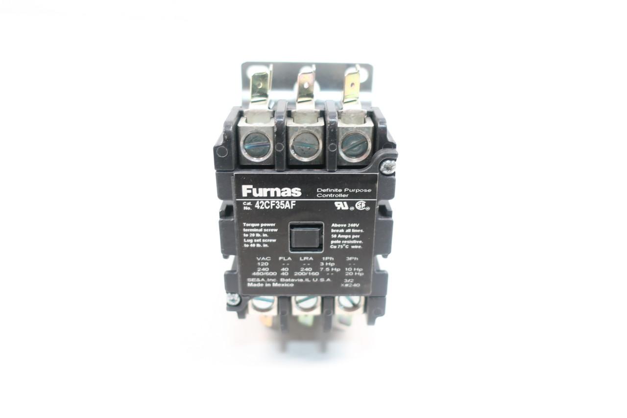 Details about   NEW FURNAS 42CF35AYBEW CONTACTOR 120/125V COIL 