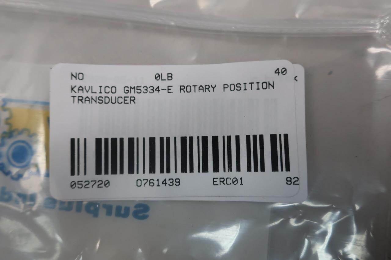 Kavlico GM5334-E Rotary Transducer 