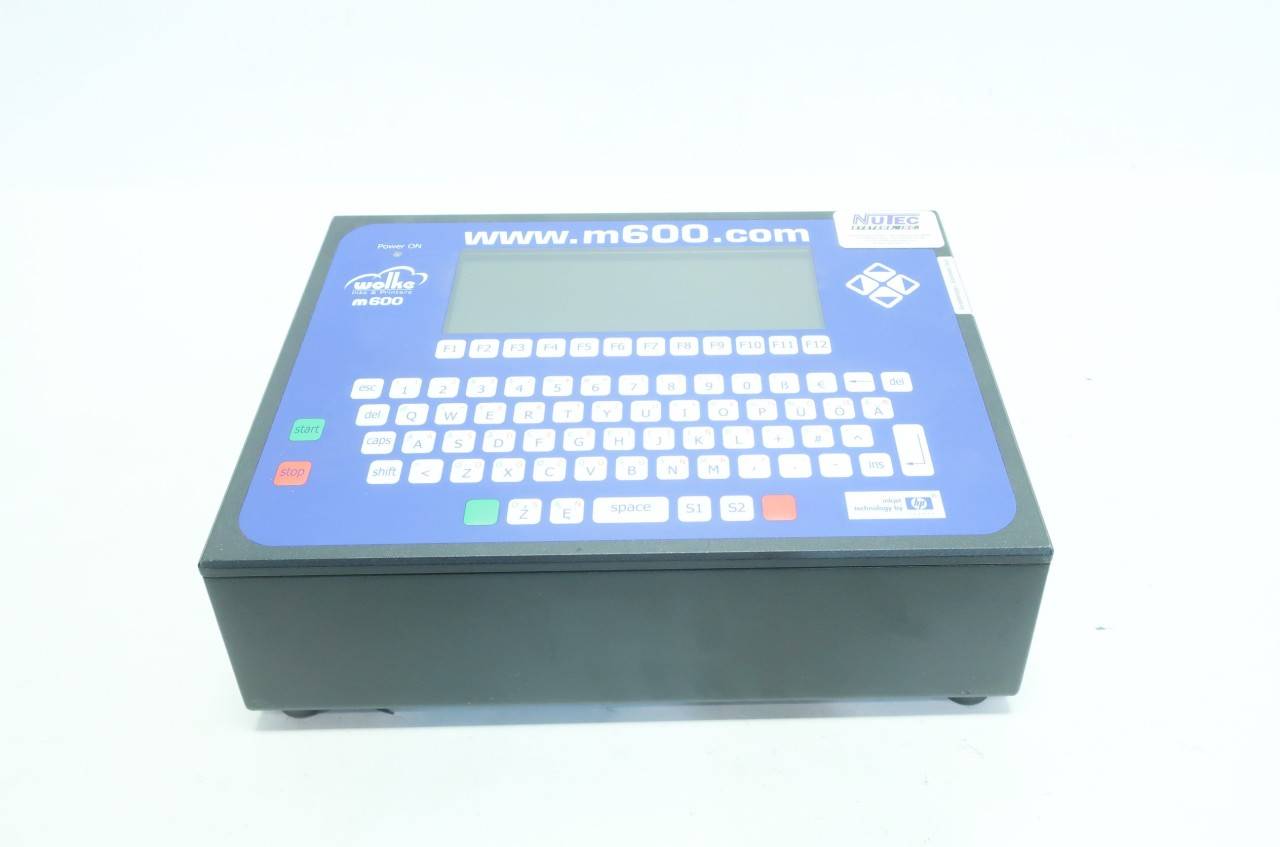 Wolke M600 Videojet Print Controller 115vac