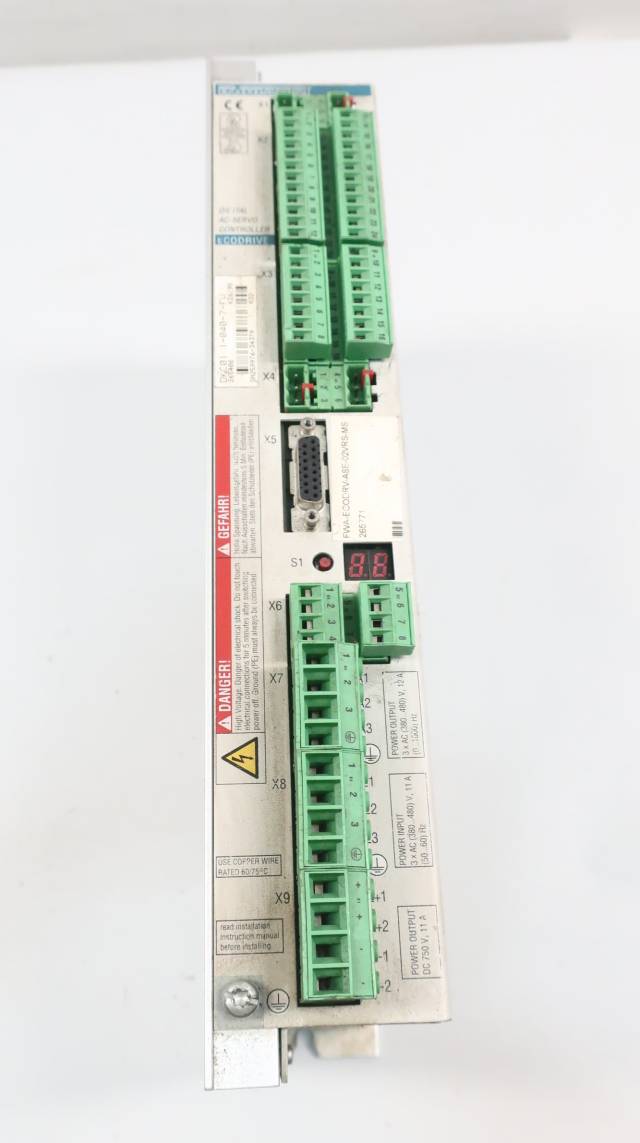 INDRAMAT DKC01.1-040-7-FW ECODRIVE DIGITAL AC SERVO CONTROLLER