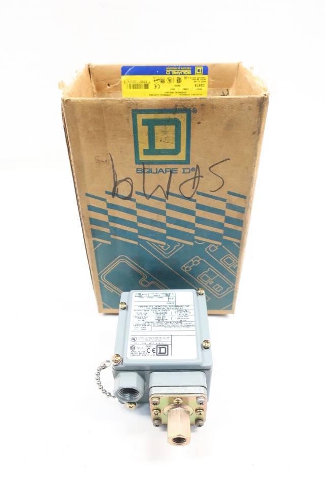 SQUARE D 9012 GAW-5 PRESSURE SWITCH 1/4IN 3-150PSI