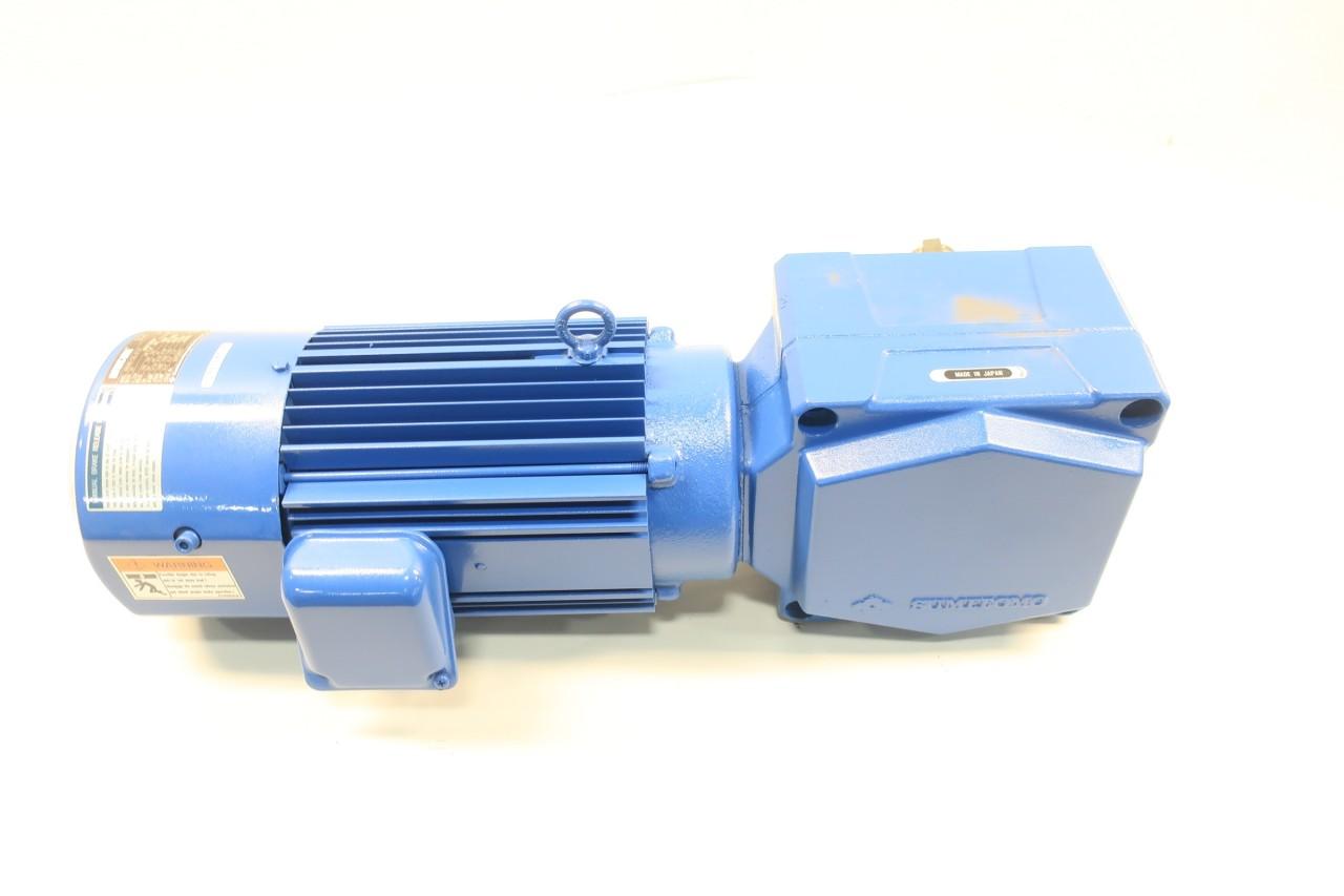 SUMITOMO RNFM3-54L-B-20 HYPONIC DRIVE GEARMOTOR 86RPM 2.2KW 220V-AC D643388