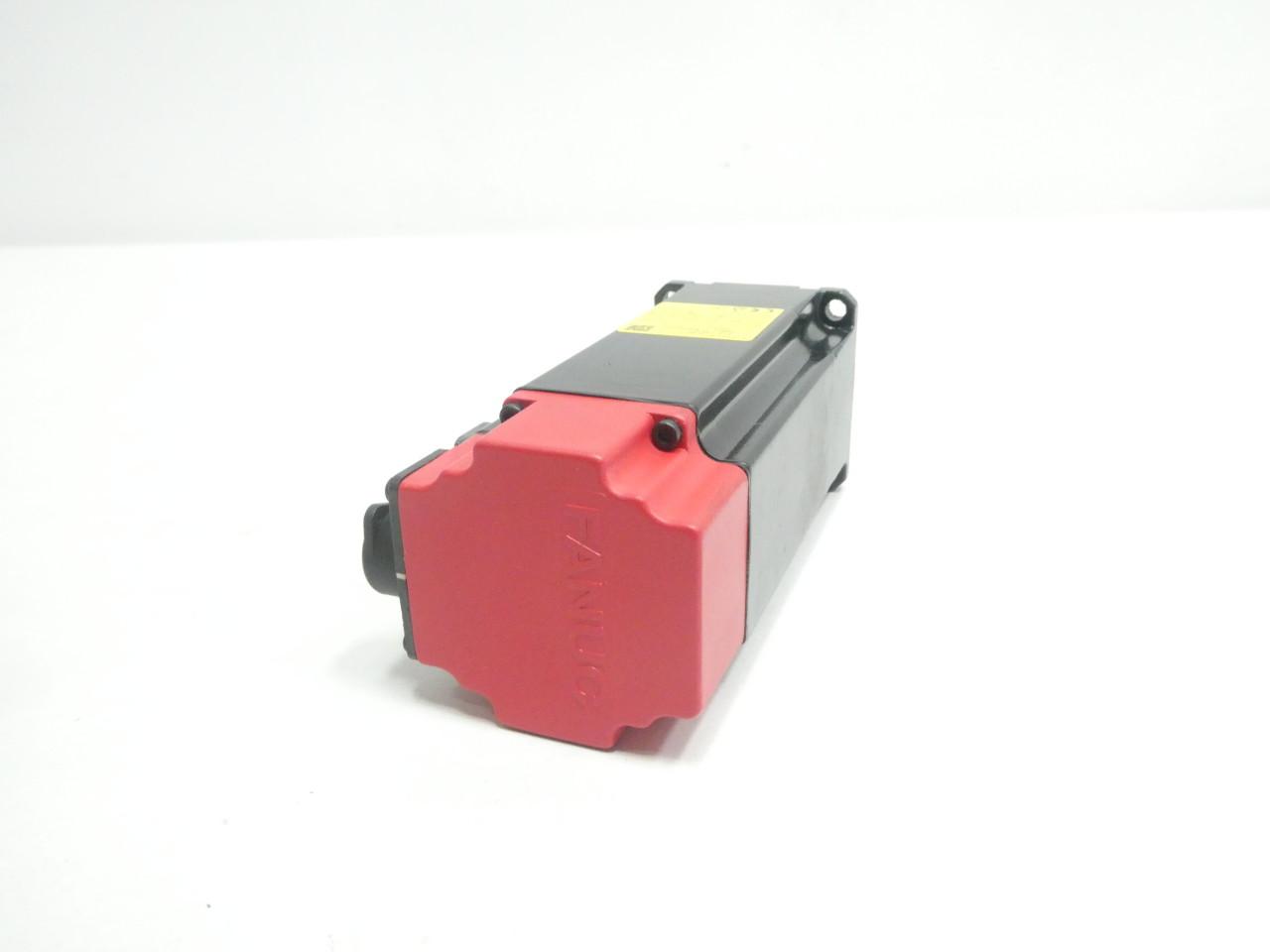 FANUC A06B-0116-B403#0100 3PH 0.5KW 6000RPM 14MM 1.2NM 172V-AC SERVO MOTOR