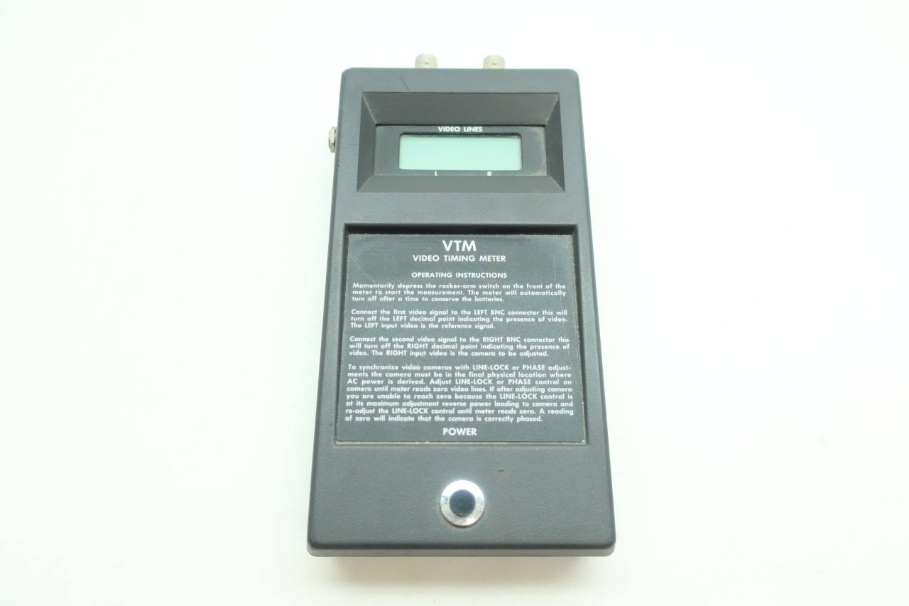 Fm System VTM Video Timing Meter