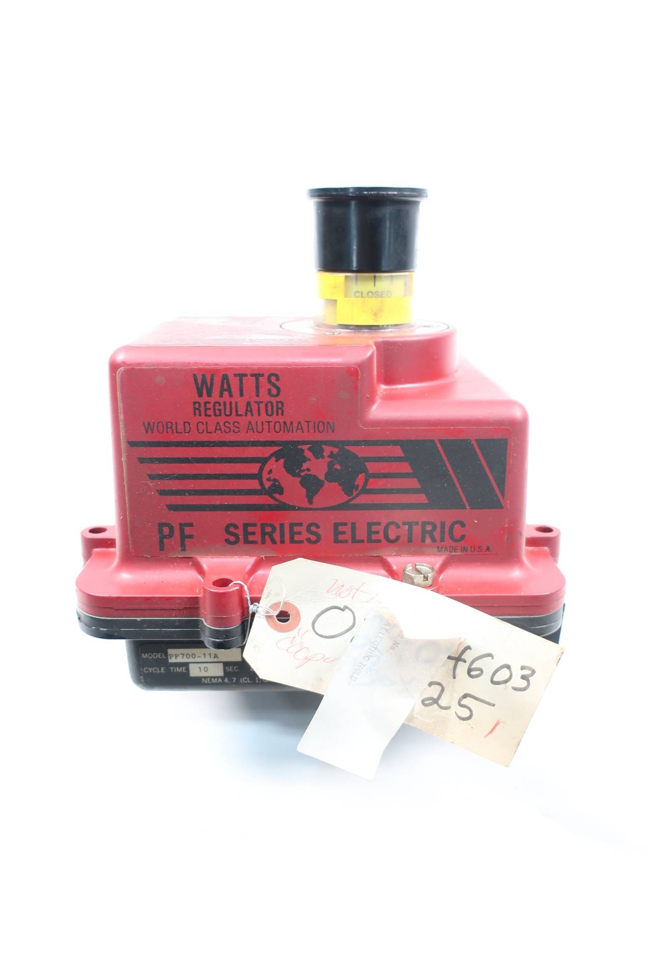 Watts PF70011A Electric Actuator 115vac