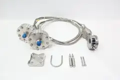 WIKA 732.51 DIFFERENTIAL PRESSURE GAUGE ASSEMBLY WITH DIAPHRAGM SEALS 0-8PSI