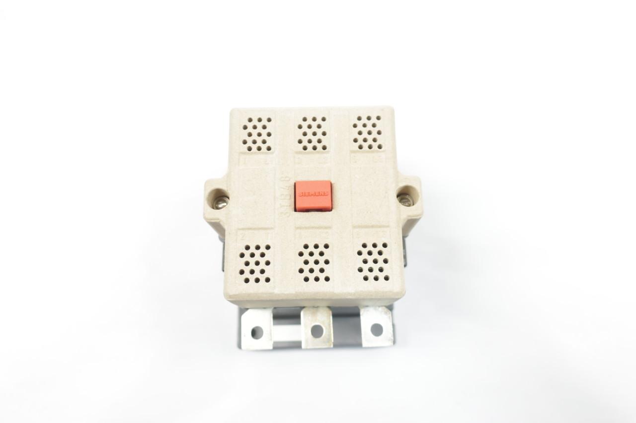 Details about   Siemens 3TB4817-0AA8 Size 3 Contactor 120v-ac 90a Amp 50hp 