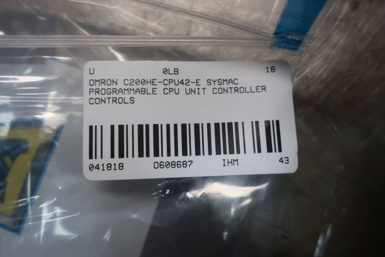 Omron C200HE-CPU42-E Sysmac Programmable Controller Cpu Unit