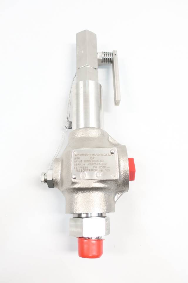 CROSBY 83MS80608L-N3 RELIEF VALVE 3/4IN X 1IN 130PSI