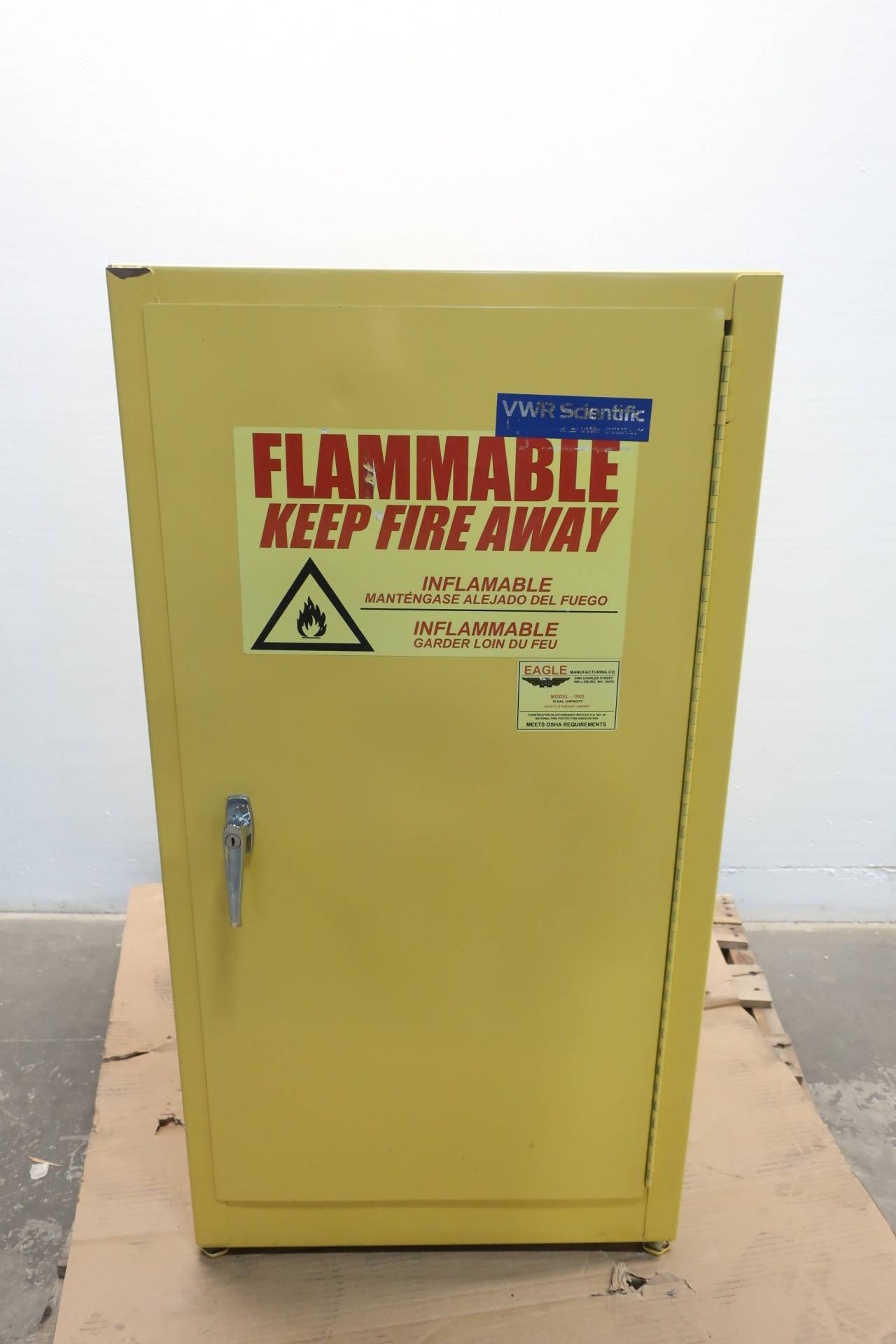Eagle 1905 Yellow Flammable Safety Storage 16gal
