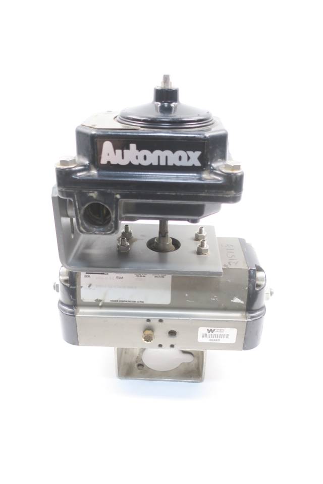 AUTOMAX S85SR10 PNEUMATIC VALVE ACTUATOR W/ NXL21000 ULTRASWITCH D599353