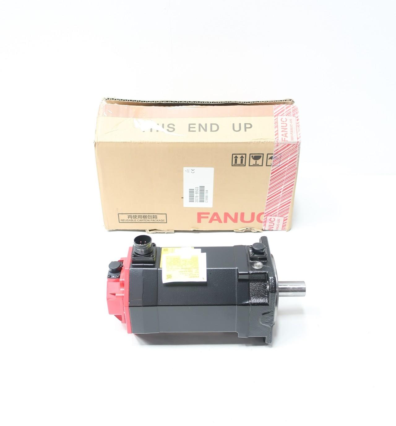 FANUC A06B-2078-B503 SERVO MOTOR 3PH 1.8KW 2000RPM 11NM 200-240V-AC