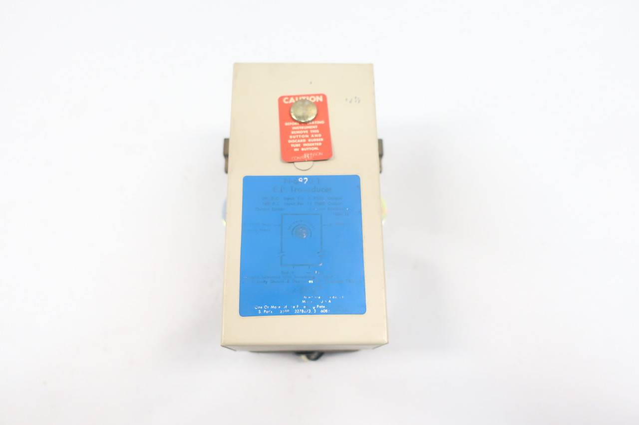 Johnson Controls N68201 Current To Pressure Transducer 315psi 016vdc