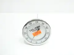 TEL-TRU AA575R 42101261 BIMETAL THERMOMETER 5IN DIAL 1/2IN NPT 12IN STEM 50-250F