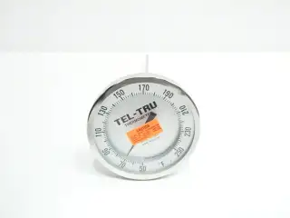 TEL-TRU AA575R 42101261 BIMETAL THERMOMETER 5IN DIAL 1/2IN NPT 12IN STEM 50-250F