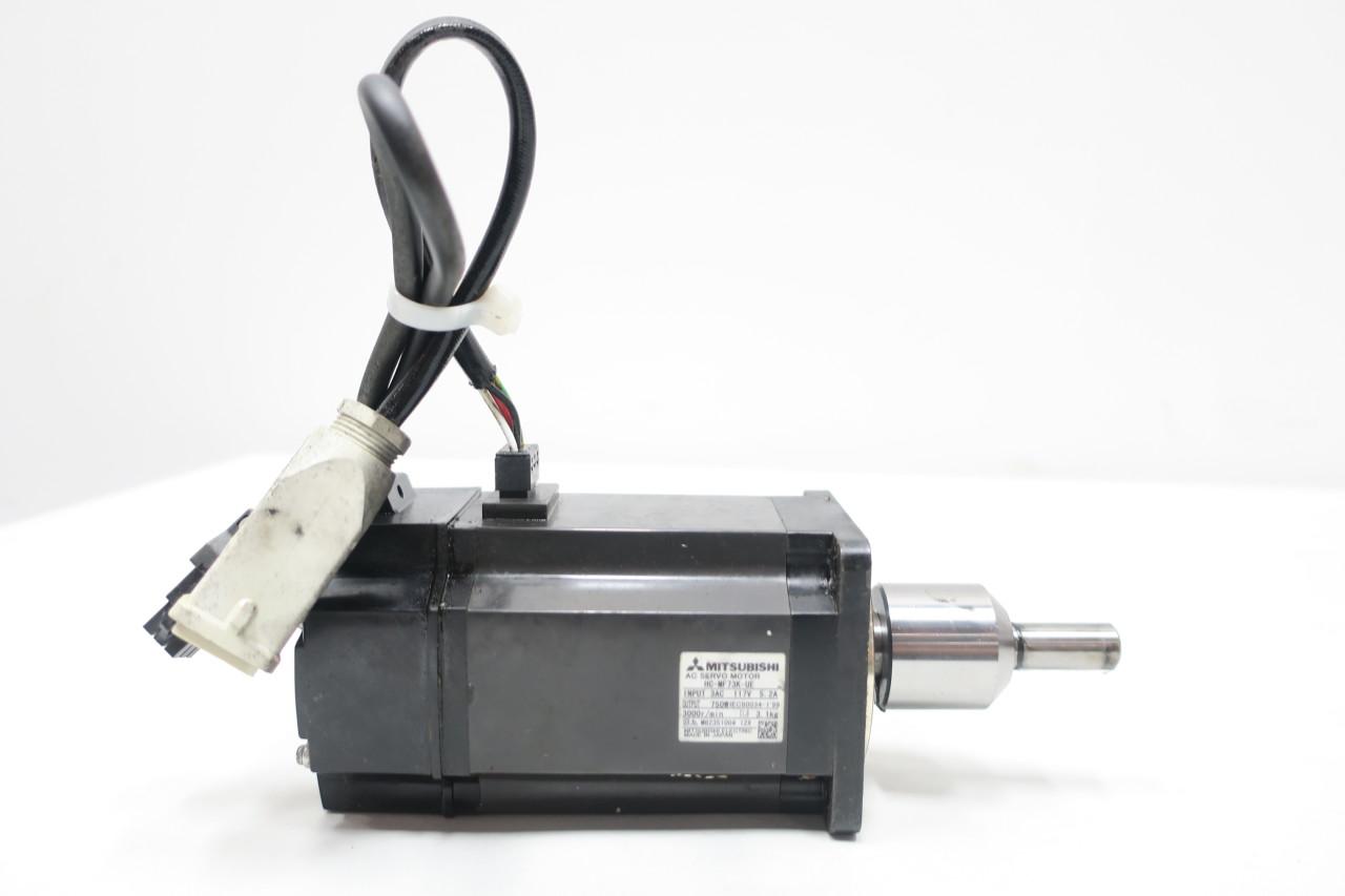 MITSUBISHI HC-MF73K-UE 3PH 750W 3000RPM 117V-AC SERVO MOTOR