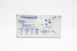 INTERNATIONAL POWER IP500U24 POWER SUPPLY 120/240V-AC 20A AMP 24.6V-DC